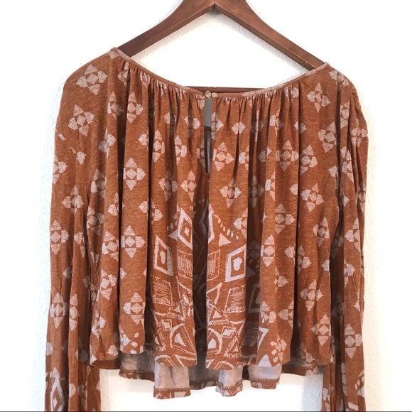 Free People Cropped Long Sleeve Top - Picture 5 of 7